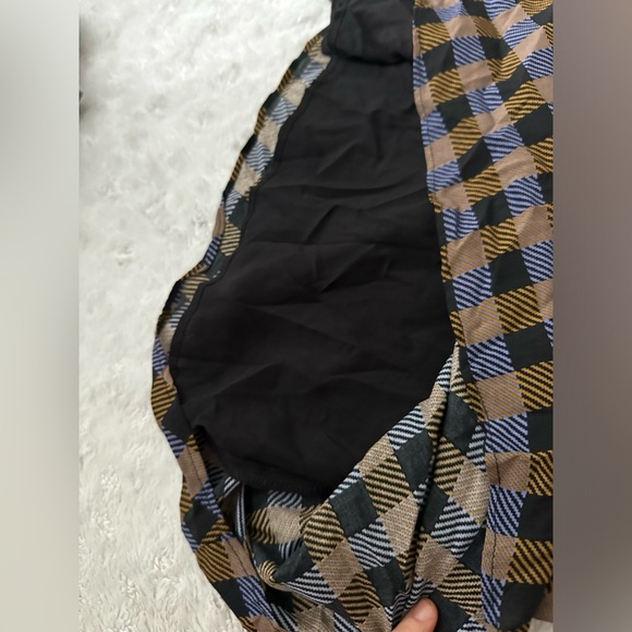 NWT- URBAN OUTFITTERS UO Nancy Short Sleeve Shirt Dress in Plaid - Picture 12 of 15